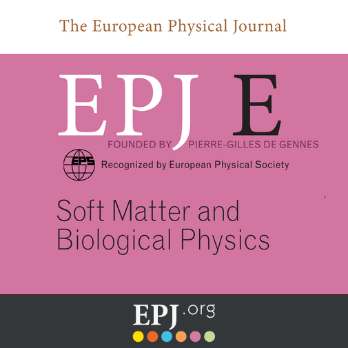 Silver sponsor - The European Physical Journal E 